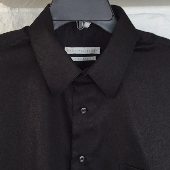 Geoffrey Beene Other - Geoffrey Beene Regular Fit 161/2 Black Dress Shirt
